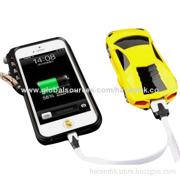 Portable Gift Lamborghini Car Model Power Bank, 5,600mAh Capacity, Sized 110 x 33 x 45mm